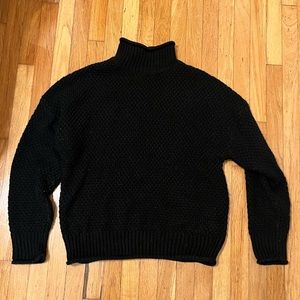 Black Mockneck Sweater